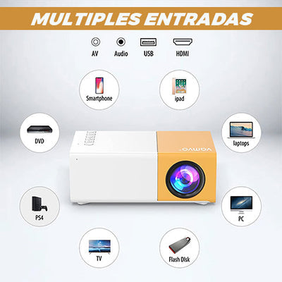 Proyector Led Portátil [1 MES GRATIS DE NETFLIX]