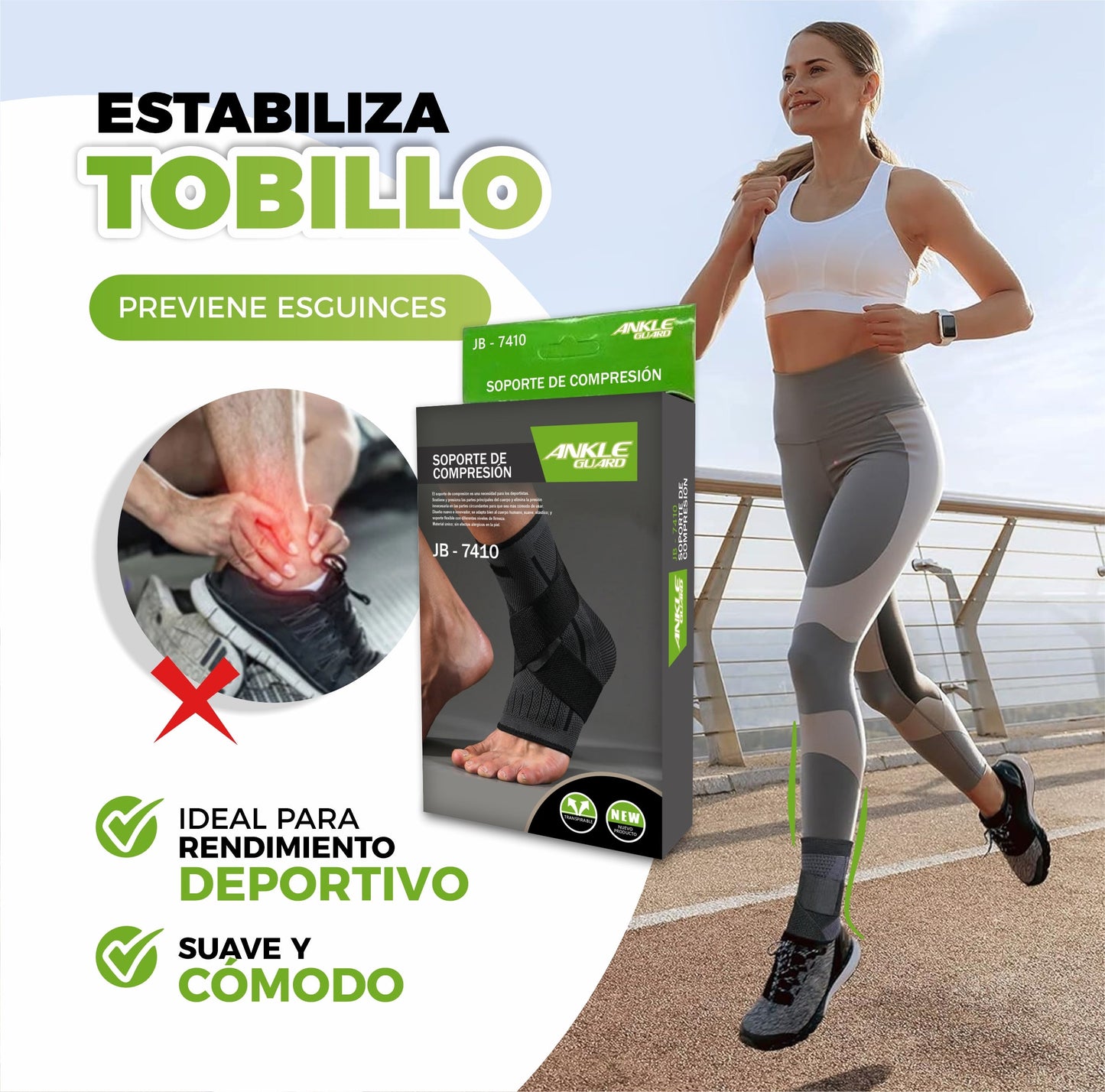 Estabilizador Y Compresor De Tobillo - AnkleGuard©