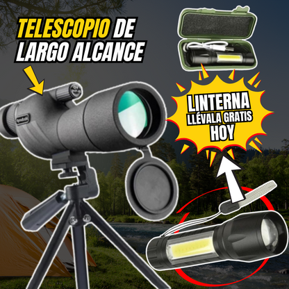 🔭Telescopio monocular 8KM -  Linterna LED con Estuche DE REGALO 🎁