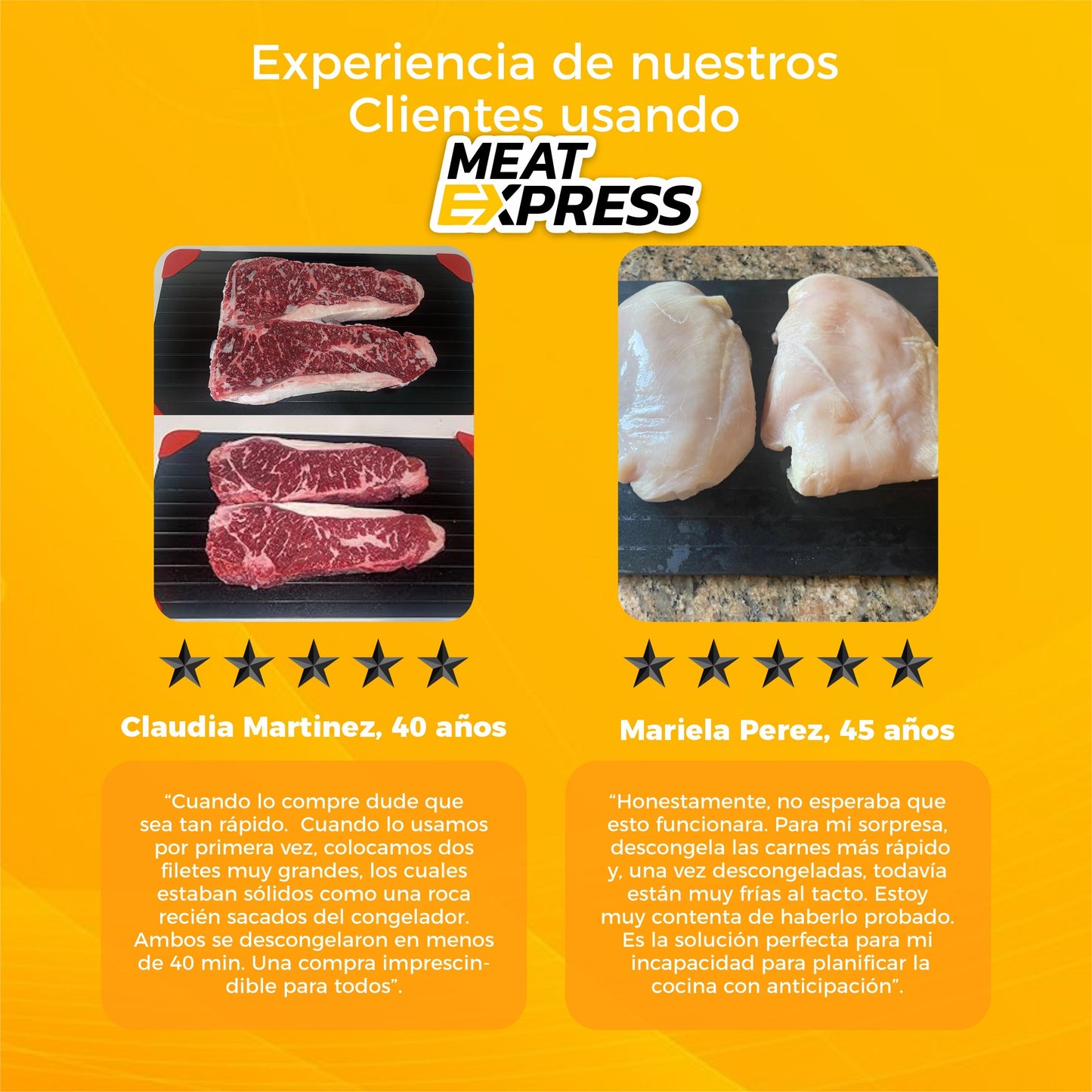 Tabla Descongeladora De Carnes Y Alimentos - MeatExpress©